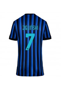 Inter Milan Piotr Zielinski #7 Voetbaltruitje Thuis tenue Dames 2025-26 Korte Mouw